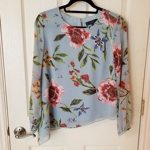 Rachel Roy floral design blouse